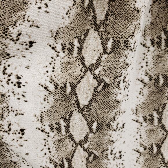 J For Justify Blouse Womens Large Snake Print Off The Shoulder Ruffle Neck Top - Picture 8 of 8